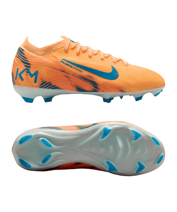 Nike Jr Air Zoom Mercurial Vapor XVI Pro FG Kylian Mbappe Signature Kids Orange F801