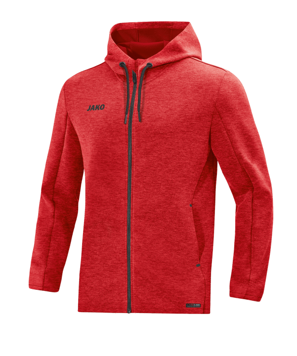 JAKO Premium Basic Kapuzenjacke Rot F01
