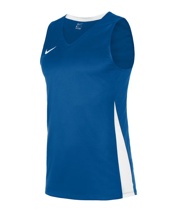Nike Team Basketball Stock Trikot Blau Weiss F463