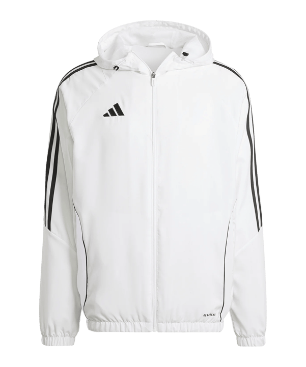 adidas Tiro 24 Windbreaker Weiss Schwarz