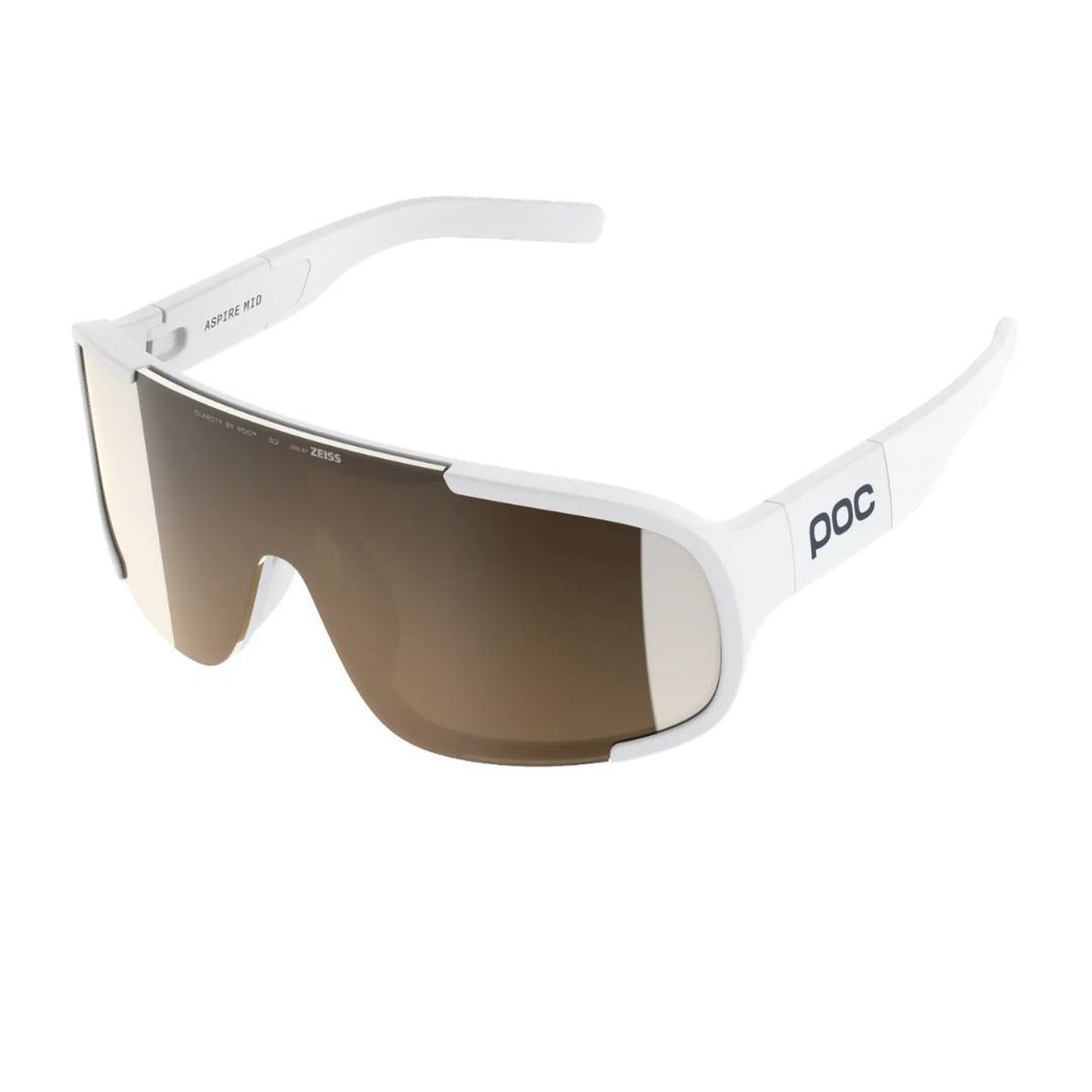 POC Aspire Mid Brille Weiß Braun