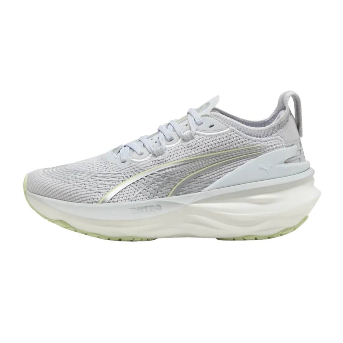 Puma ForeverRun NITRO 2 Grau Weiß SS26 Damenschuhe, Größe 37,5 - EUR