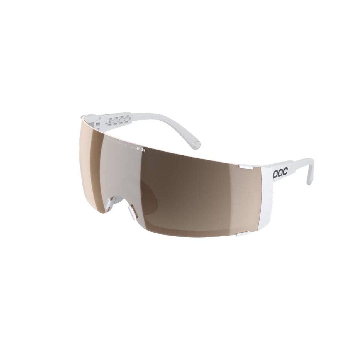 POC Propel Brille Weiß mit braunem Glas