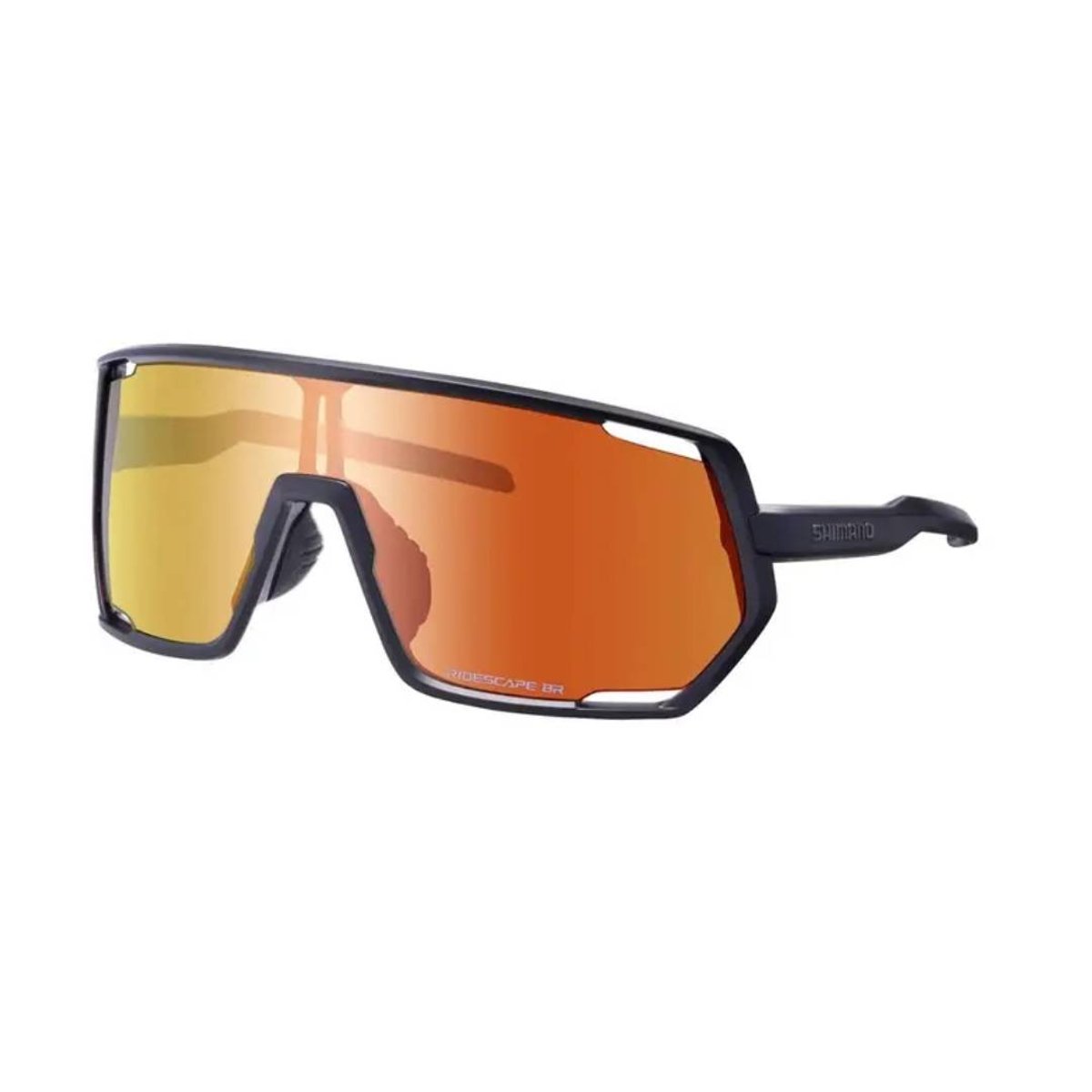 Shimano Technium Brille CE-TCNL2 Matt-Schwarz Orange Linse