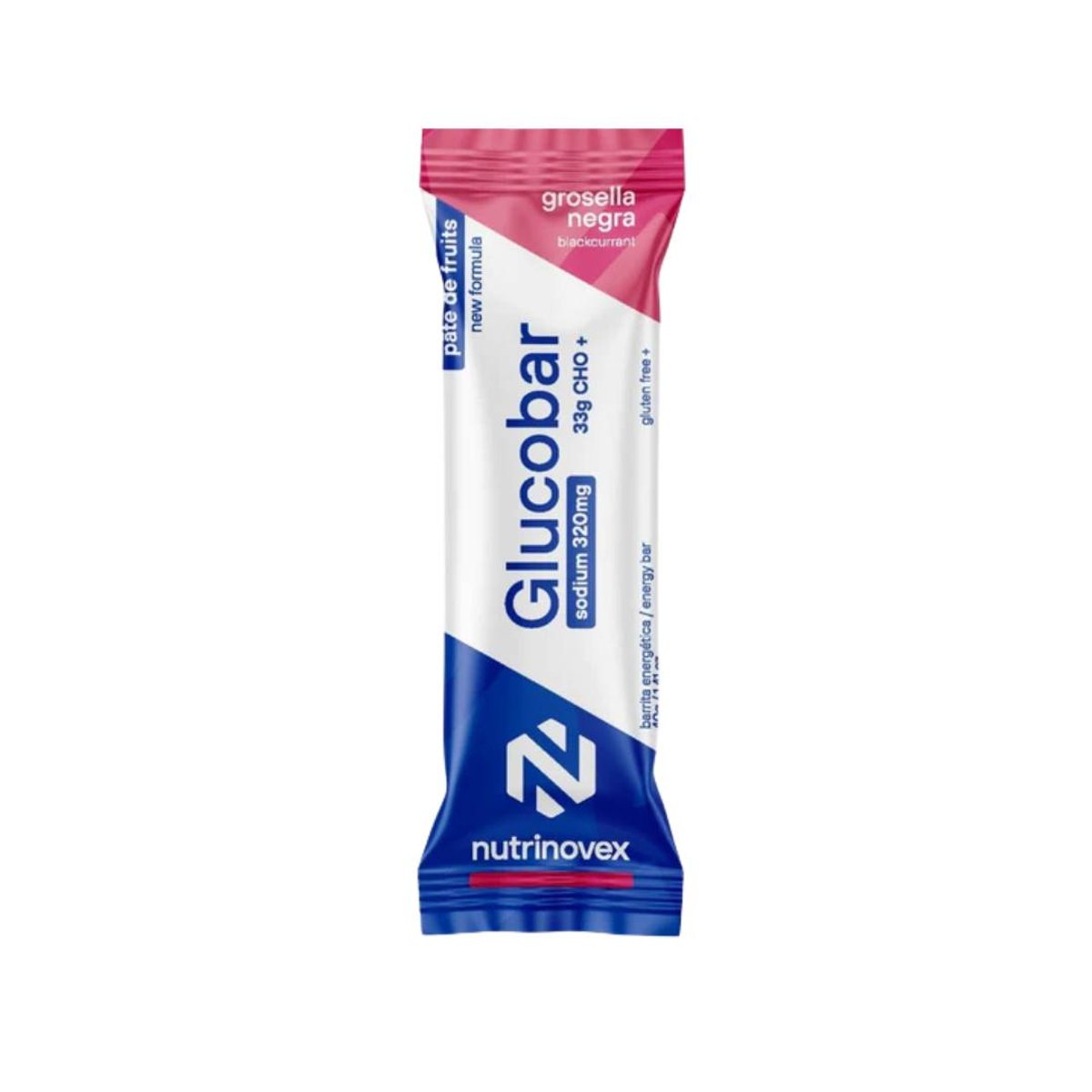 Nutrinovex Glucobar Energie-Riegel Schwarze Johannisbeere 33 g KH