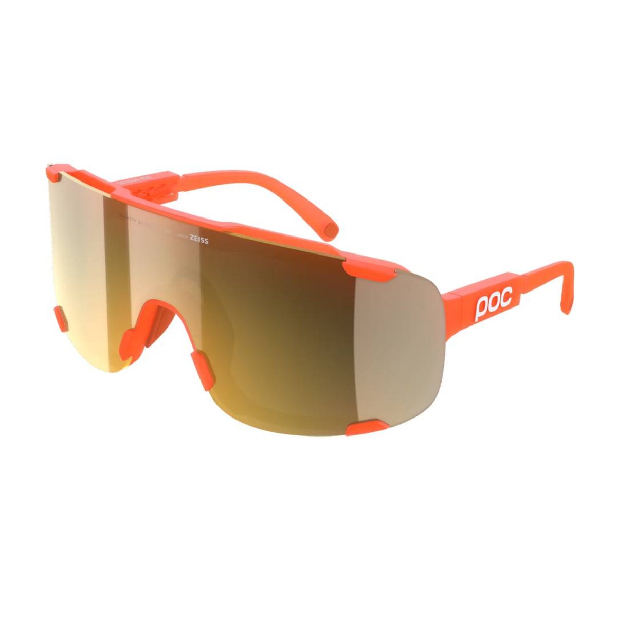 POC Devour Mid Orange Gold Brille