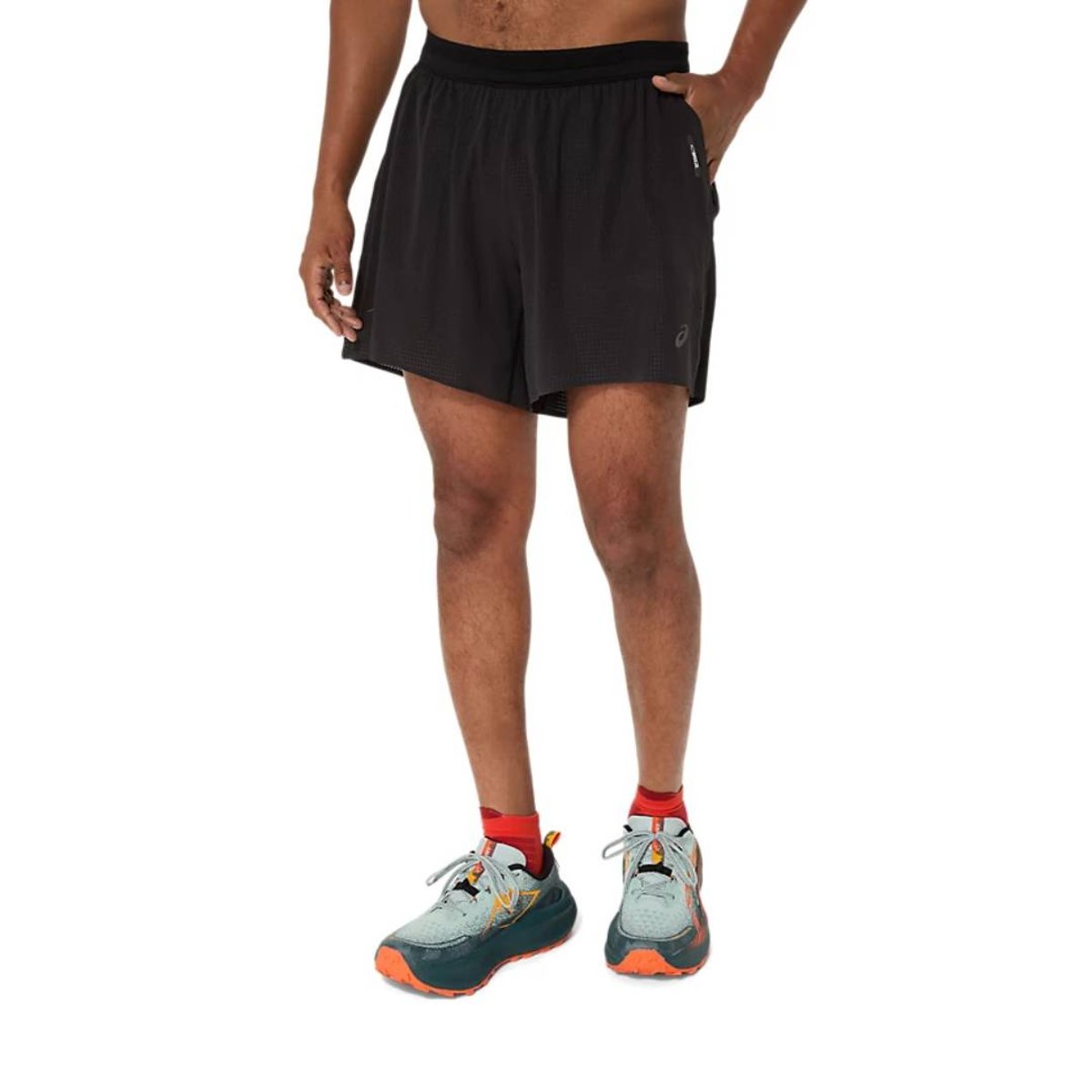 Asics Fujitrail Elite Shorts Schwarz, Größe S