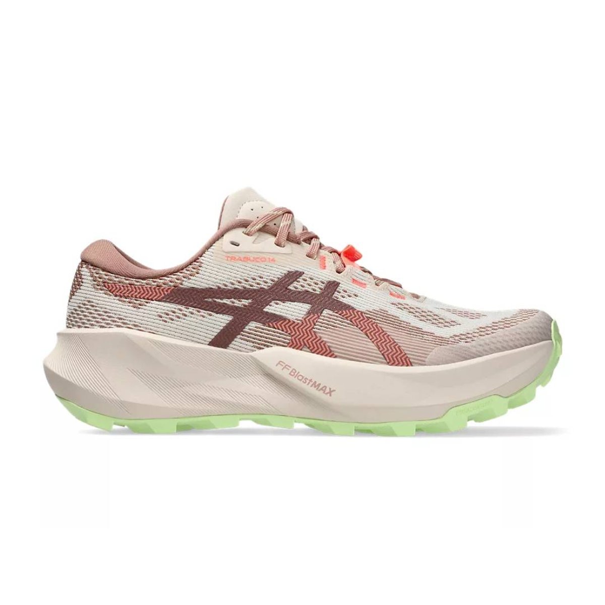 Asics Trabuco 14 Damen Trailrunning-Schuhe Braun/Grün AW26, Größe 38 - EUR