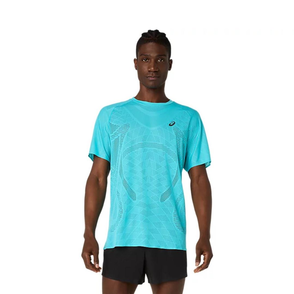 Asics Metarun Kurzarmshirt Blau, Größe XS.