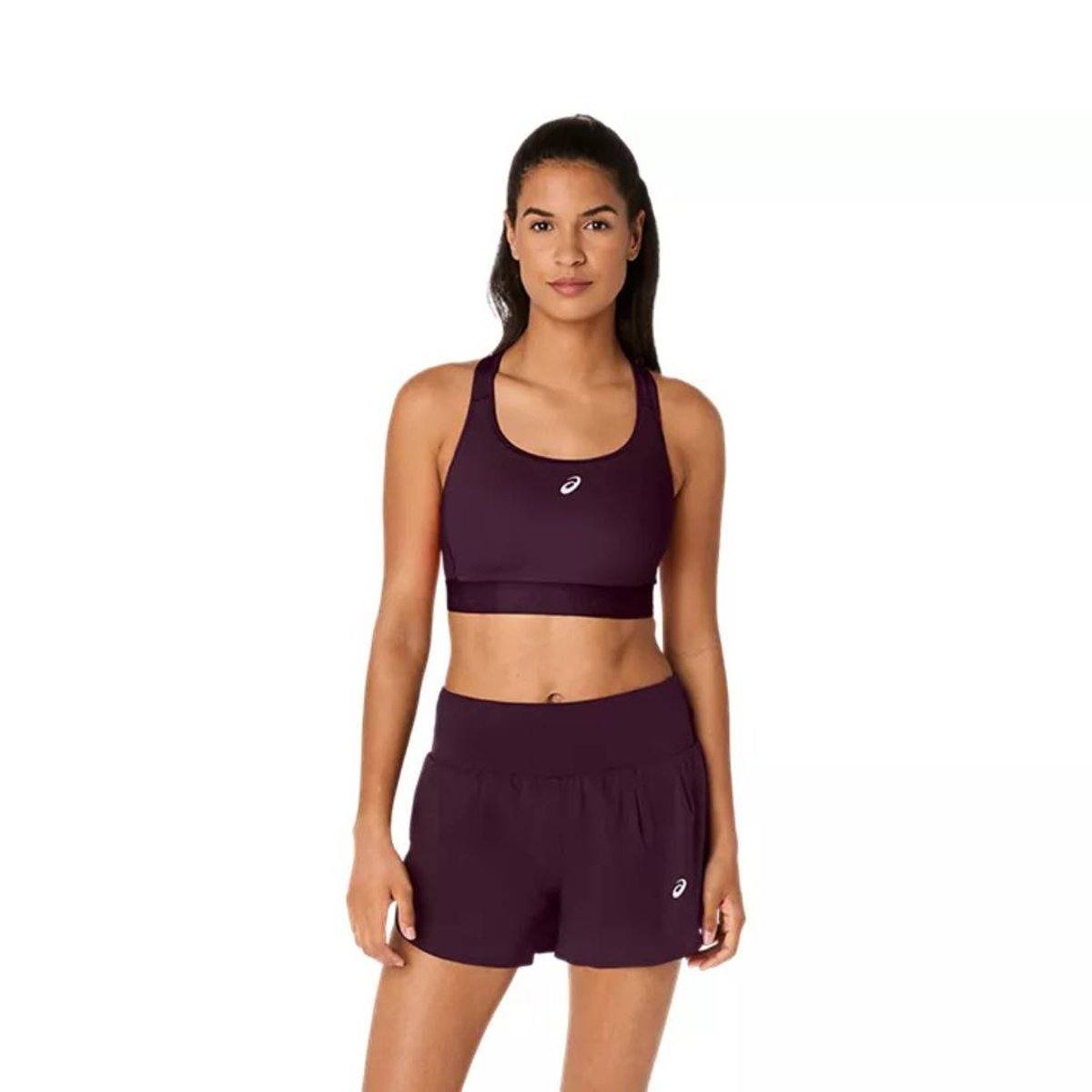 Asics Road Compression Sport-BH Bordeaux, Größe XS.