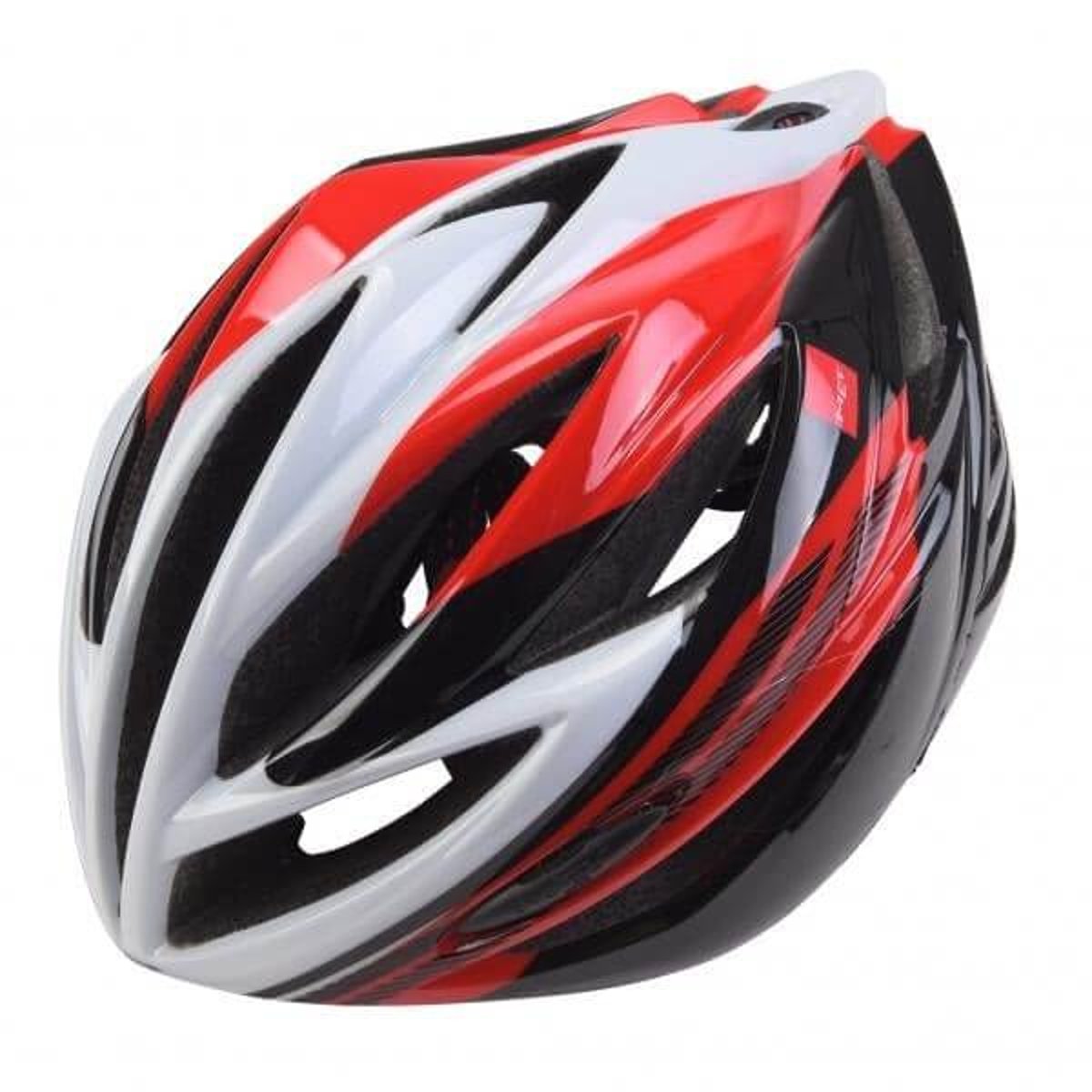 Met Forte Helm Rot / Weiß / Schwarz Glanz 2015