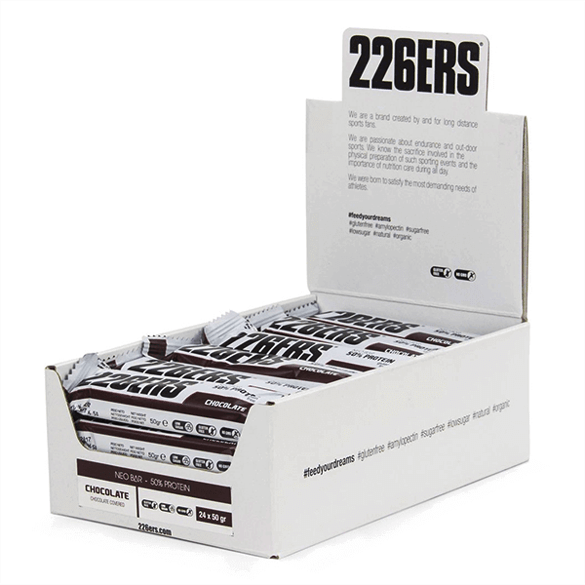 Box 24 Riegel 226ers Neo Riegel 50% Protein Schokolade 24 x 50gr