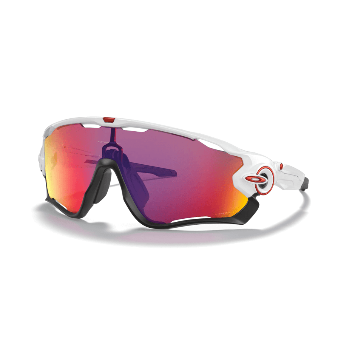 Oakley Jawbreaker Brille Prizm Road Weiß Brille
