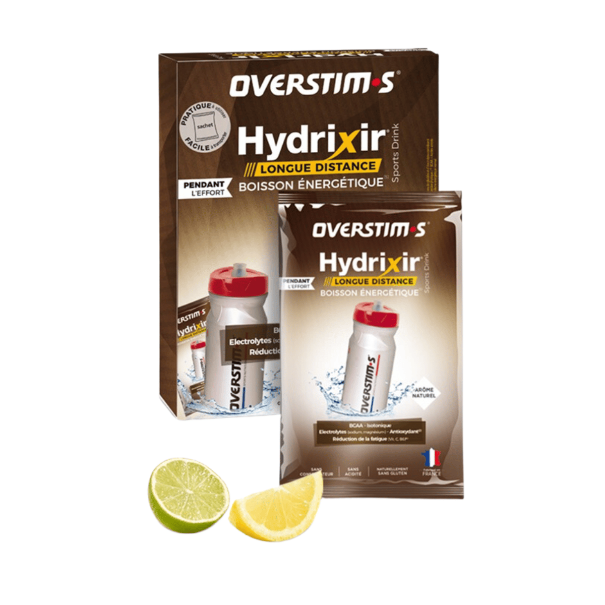 Energy Drink Overstims Hydrixir Lange Distanzen Zitrone 54g (1 Einheit)