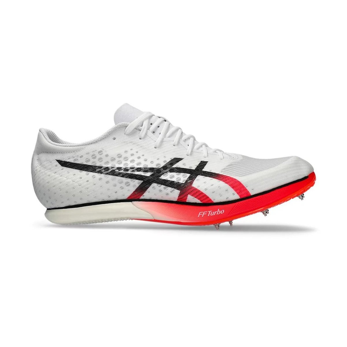 Asics Metaspeed MD Weiß Rot  Turnschuhe, Größe 43,5 - EUR
