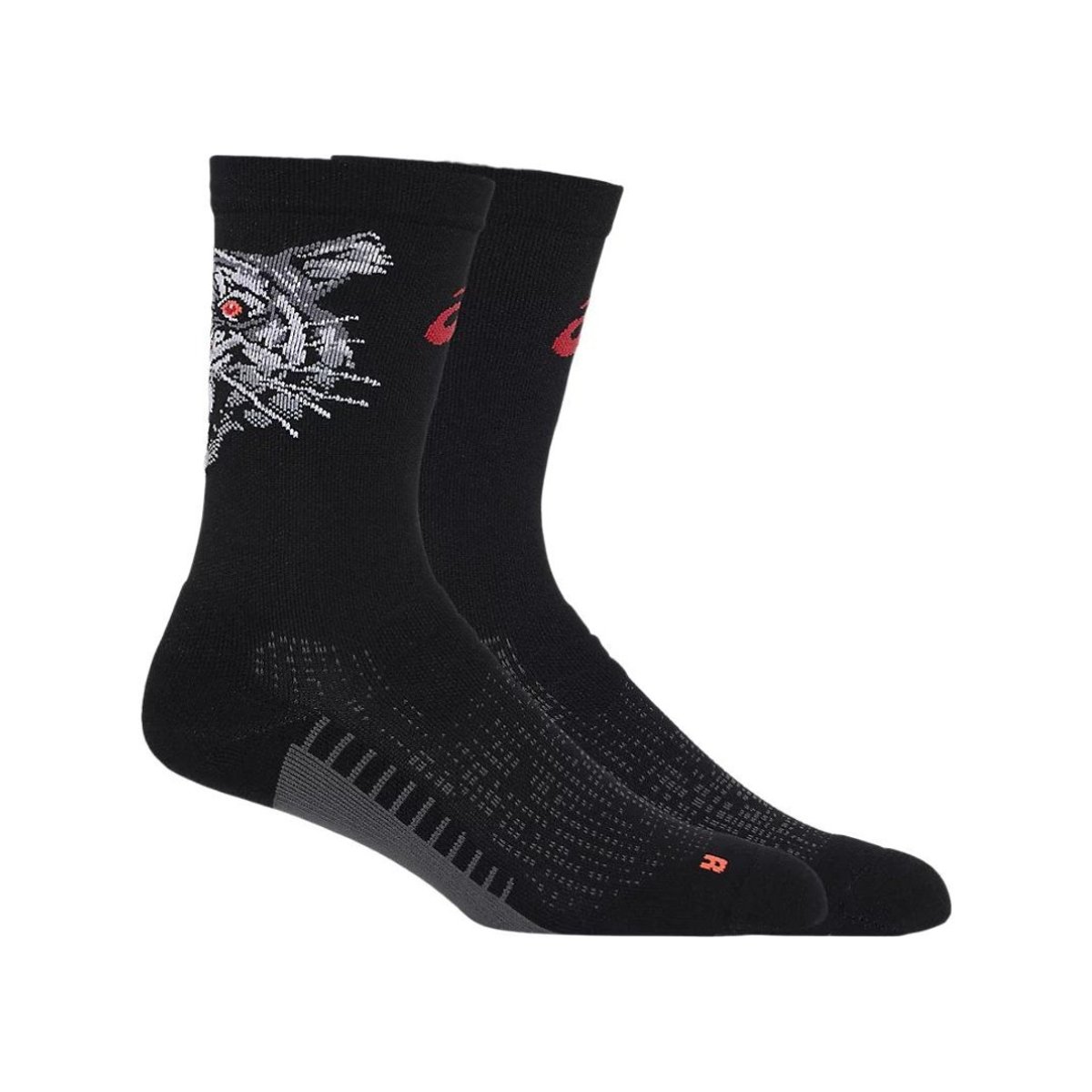 Asics Performance Run Schwarze Socken, Größe XL