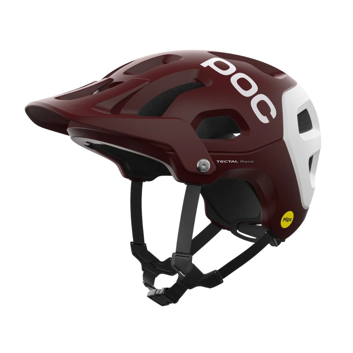 POC Tectal Race MIPS Maroon Matte White Helm, Größe M