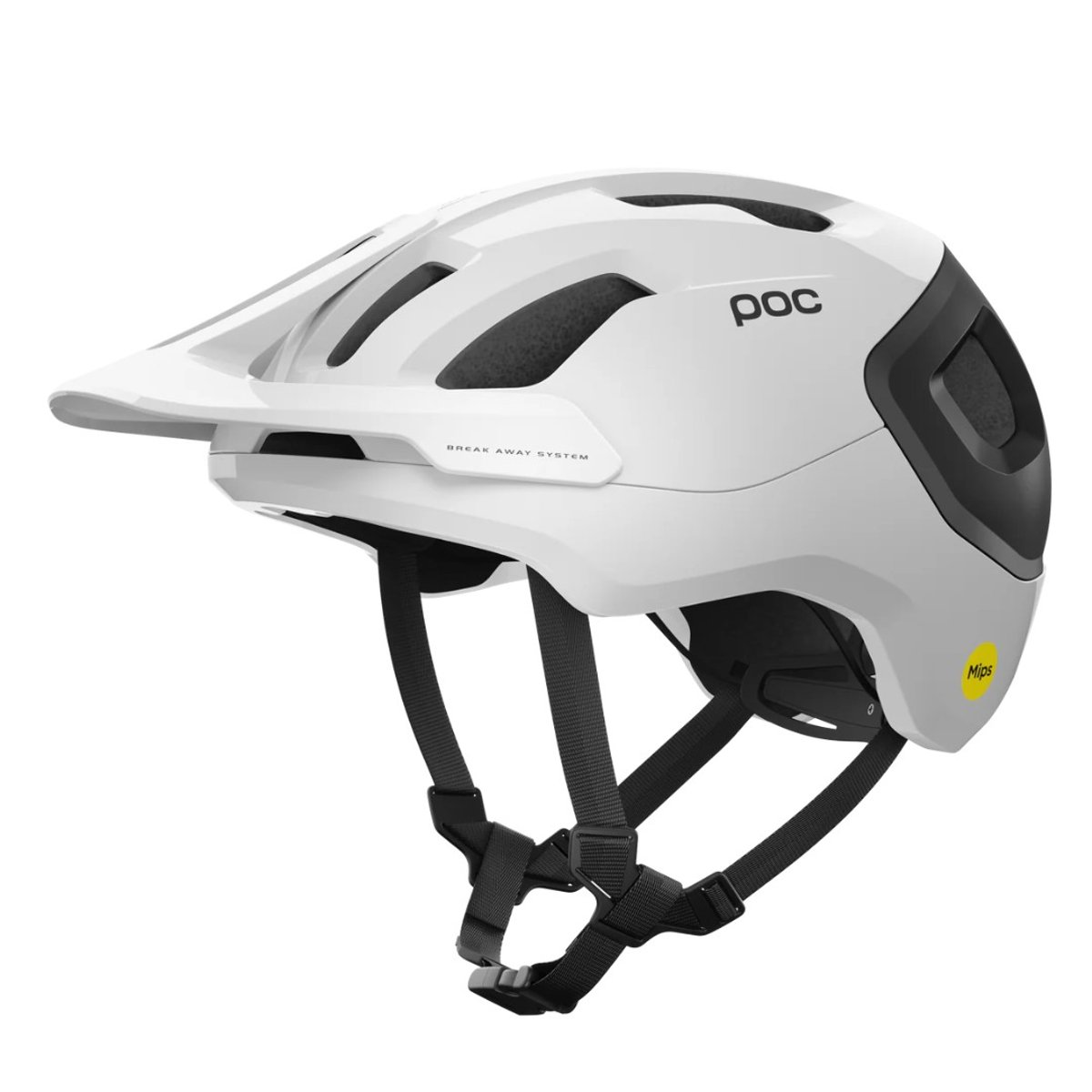 POC Axion Race MIPS Helm Weiß Schwarz, Größe M