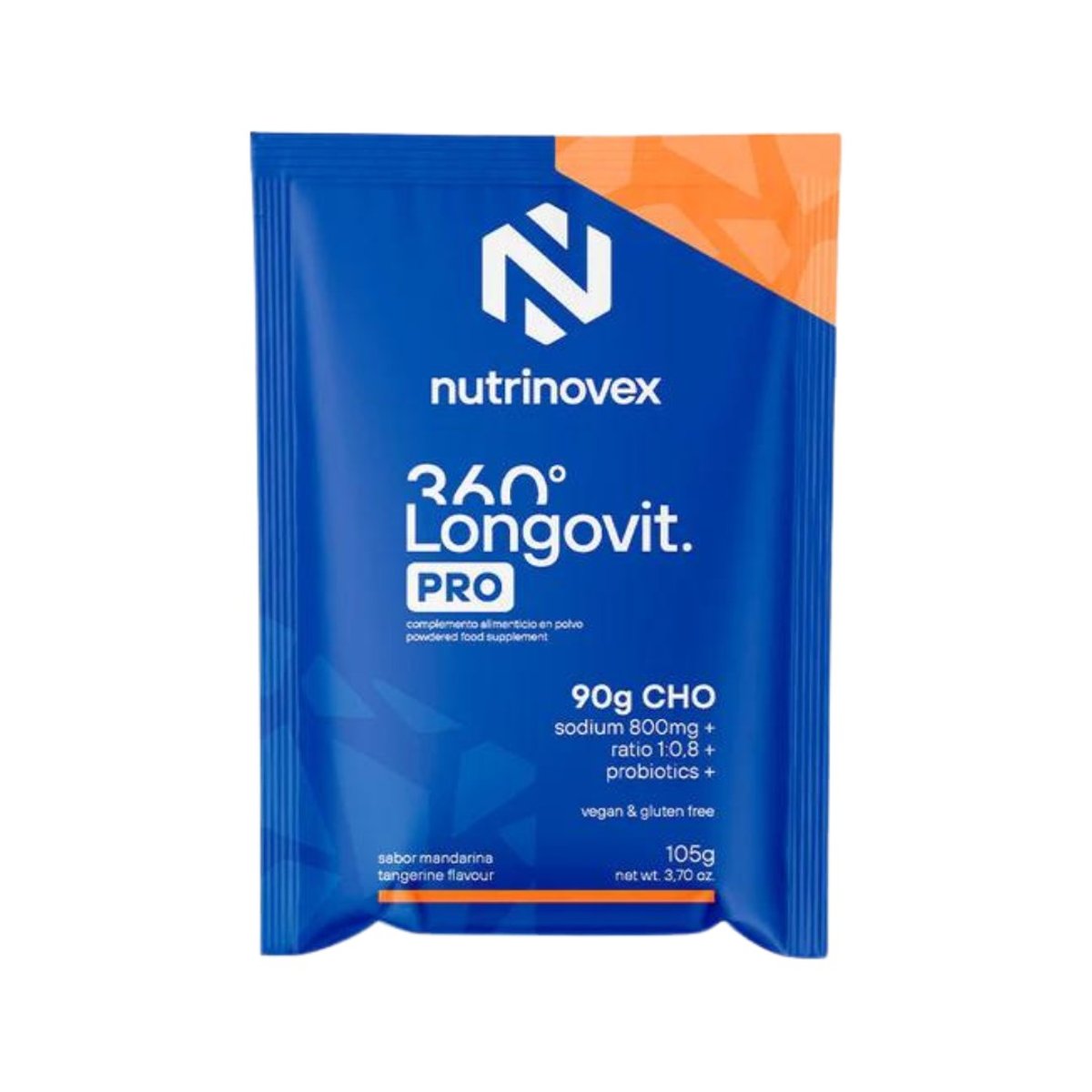 Nutrinovex Longovit 360 Drink Pro Tangerine Energy Drink Einheit