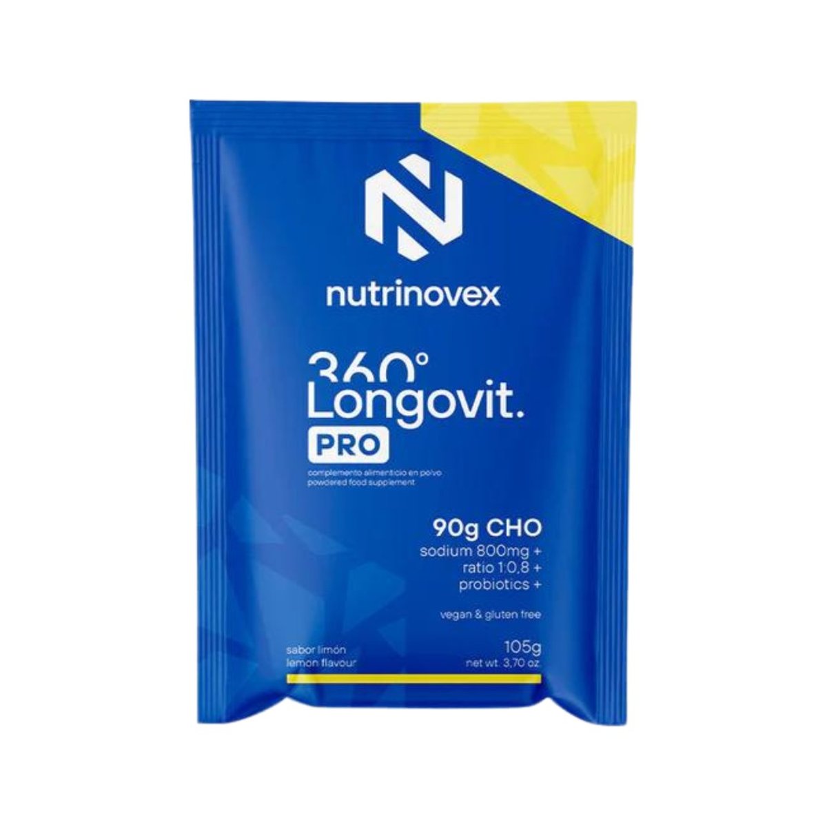 Nutrinovex Longovit 360 Drink Pro Zitronen-Energy-Drink-Einheit