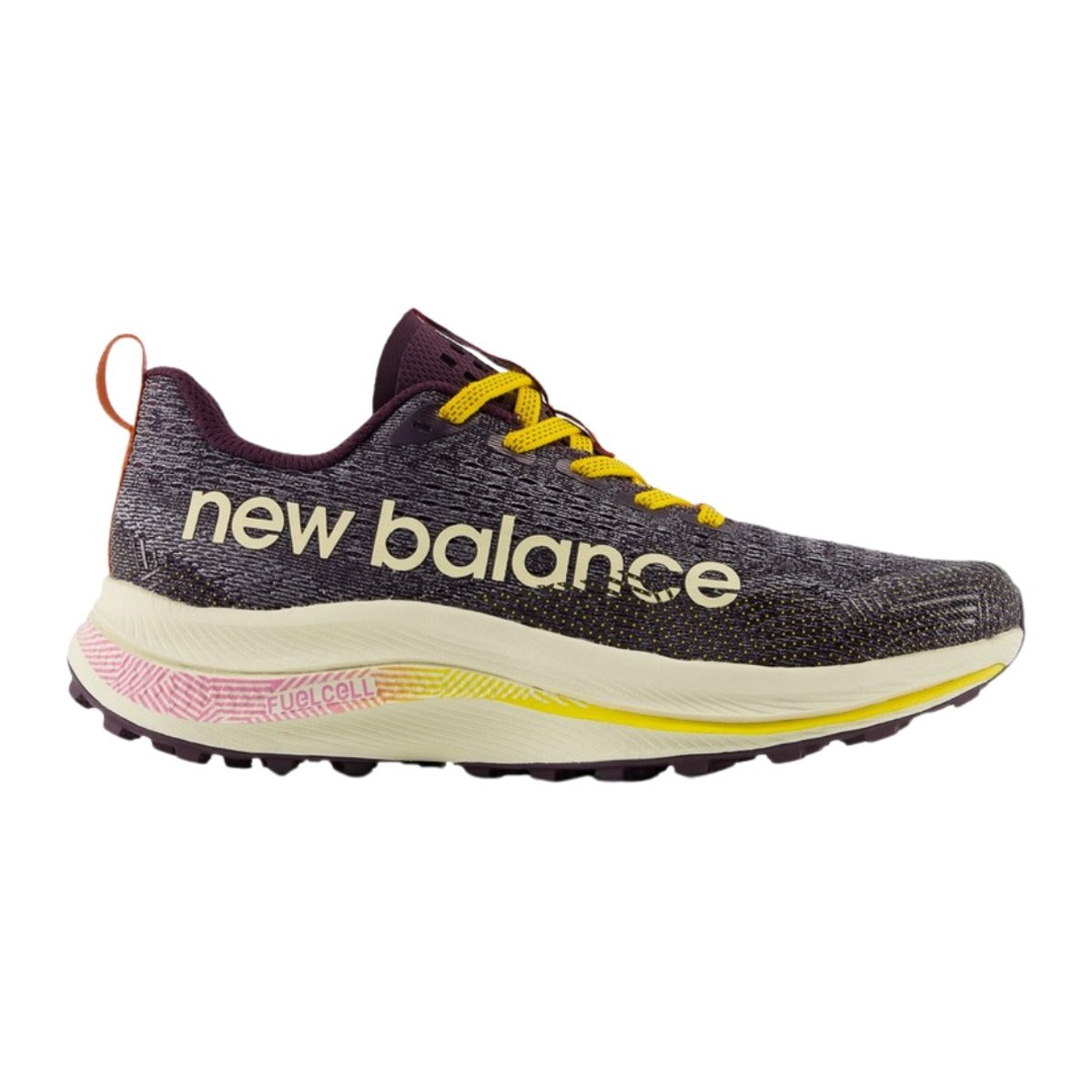 New Balance FuelCell SuperComp Trail v1 Grau Gelb  Damenschuhe, Größe 40 - EUR