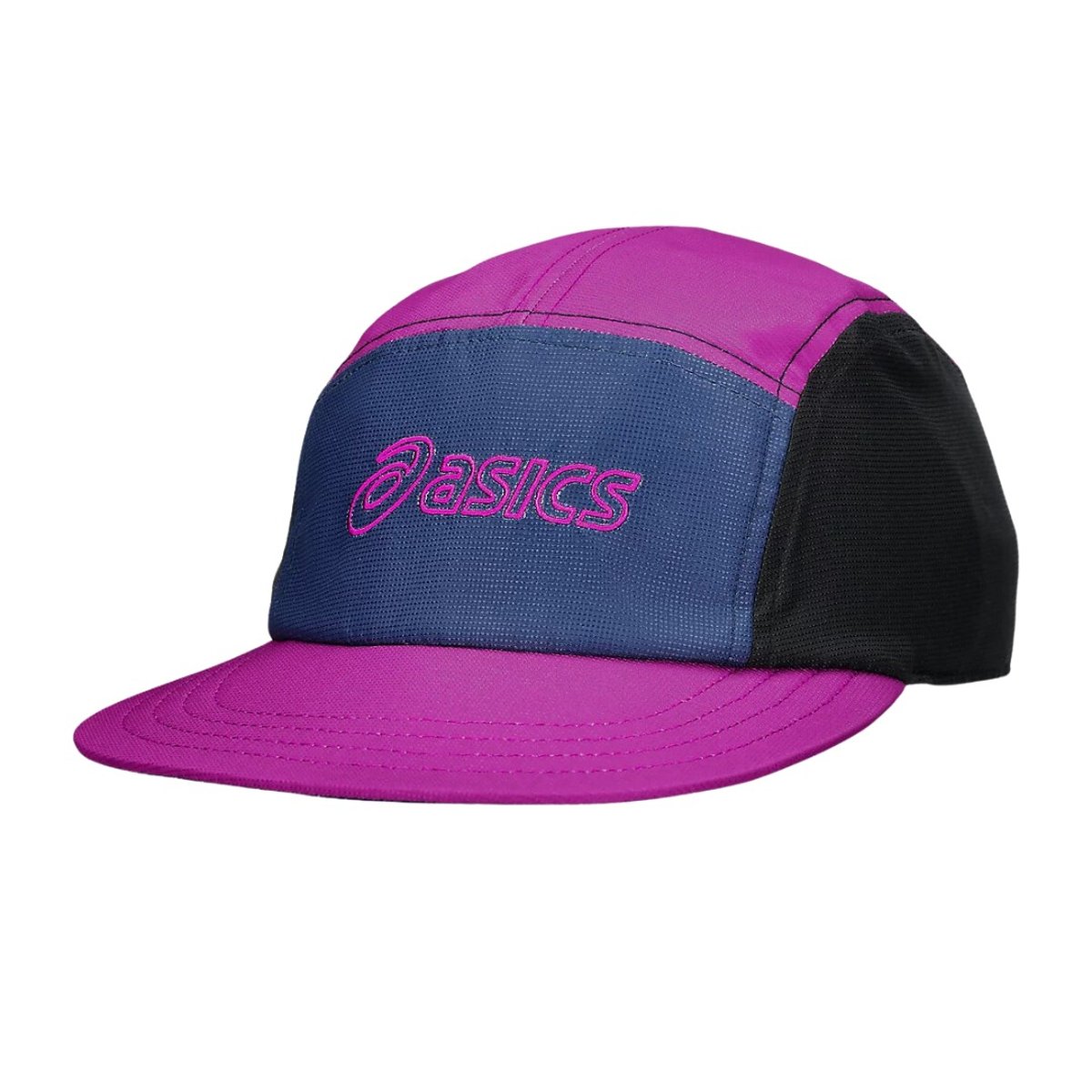 Asics 5-Panel-Mütze Rosa Blau Schwarz
