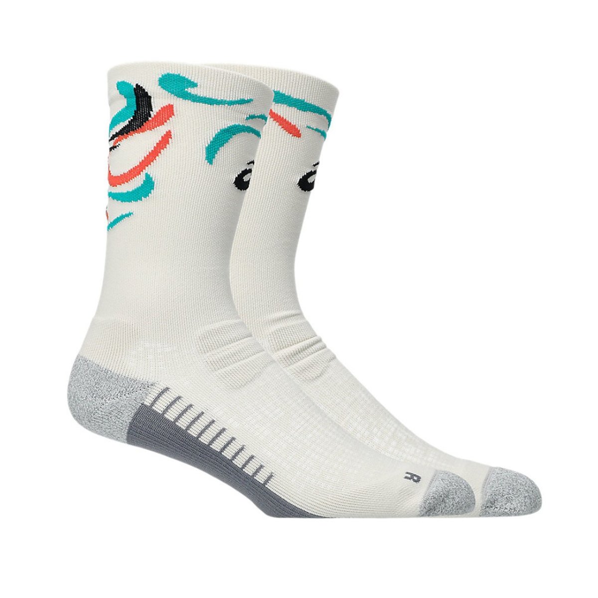Asics Performance Run Crew Socken Beige, Größe IV