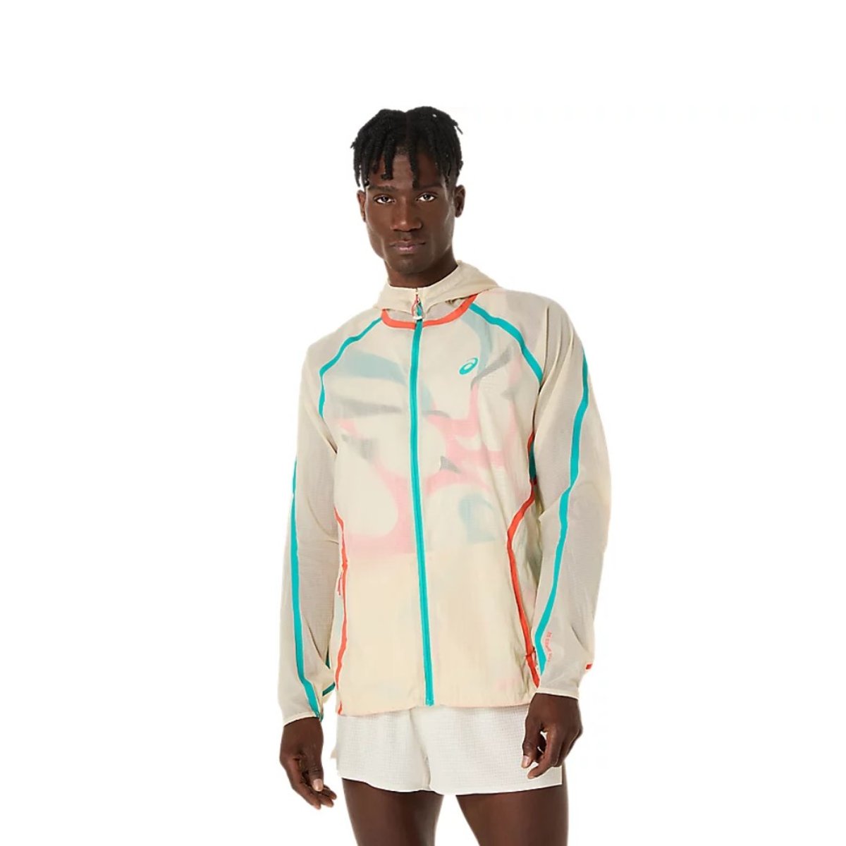 Asics Limited Series Road Packable Jacke Beige, Größe S