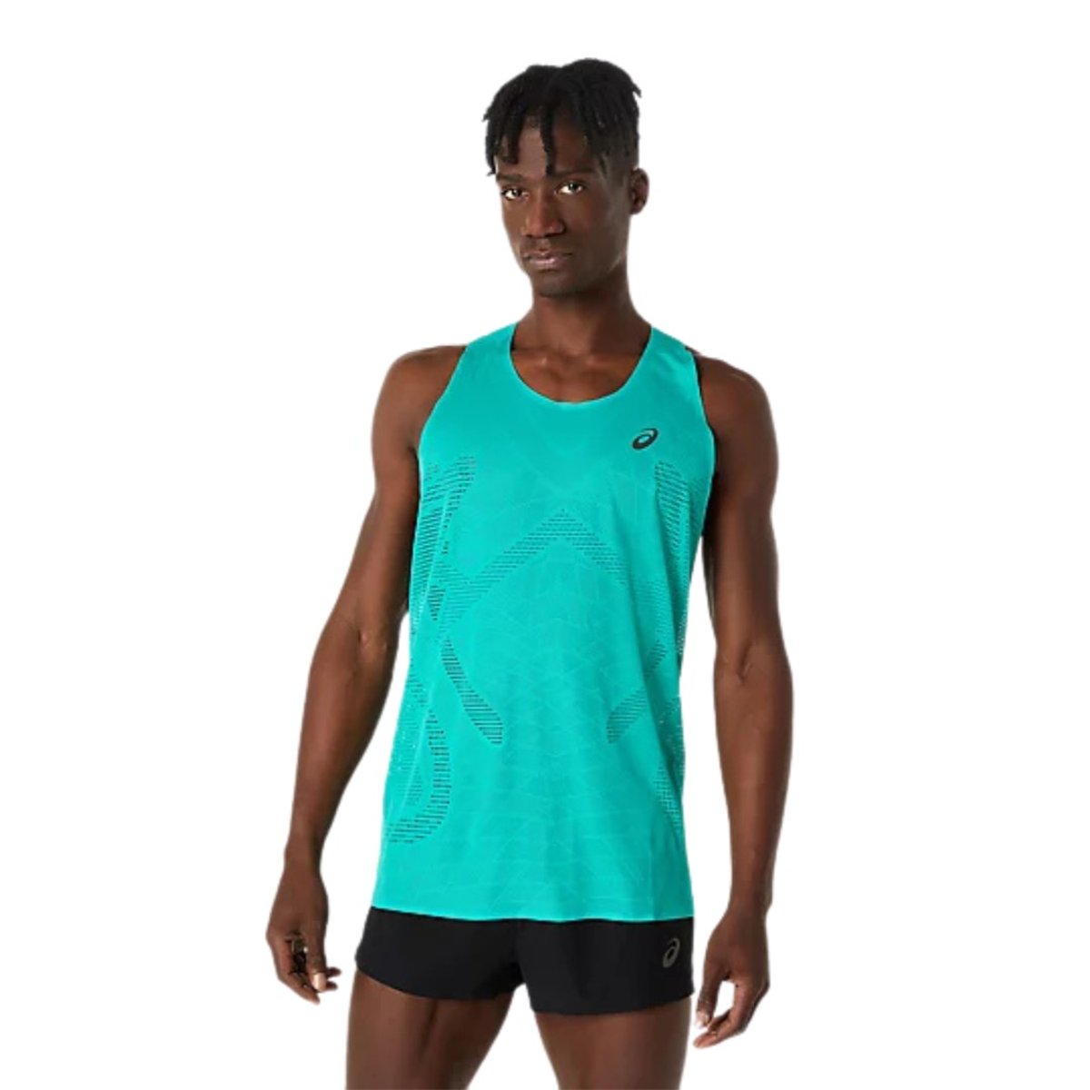 Asics Metarun Singlet Ärmellos Grün, Größe S