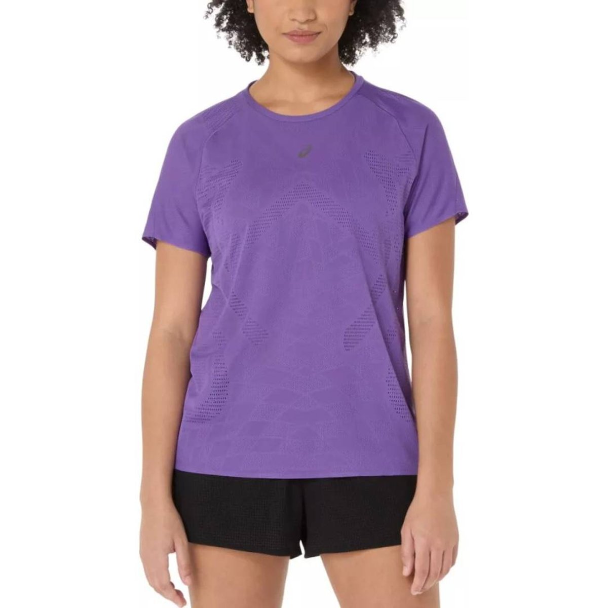 Asics Metarun SS Kurzarmshirt Lila Damen, Größe S