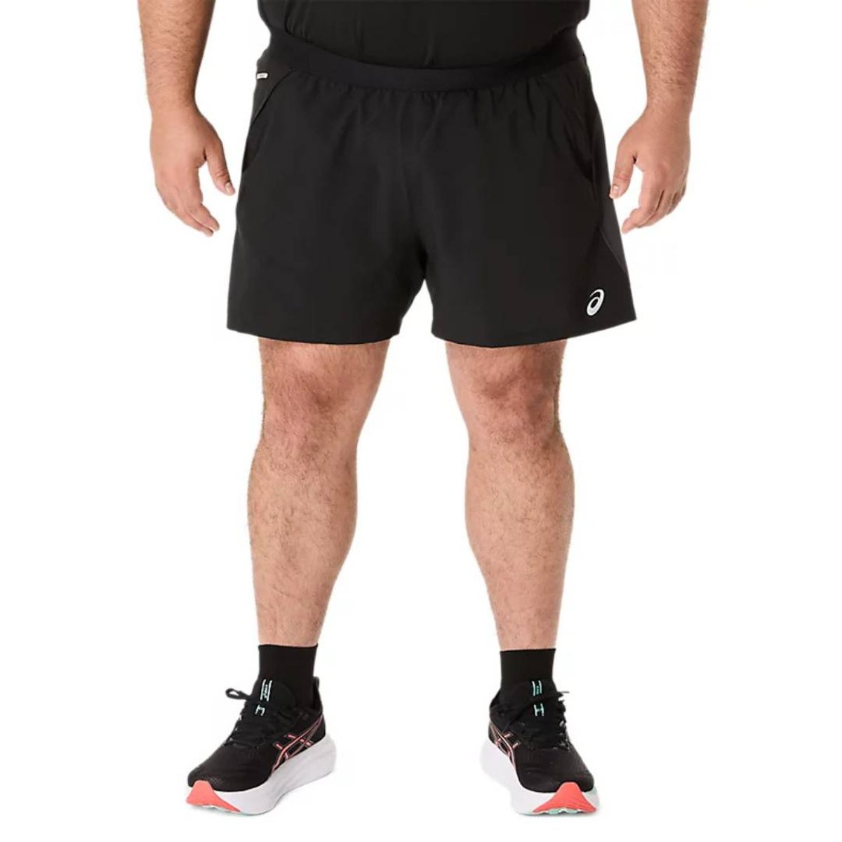 Asics Road 5in Shorts Schwarz, Größe S