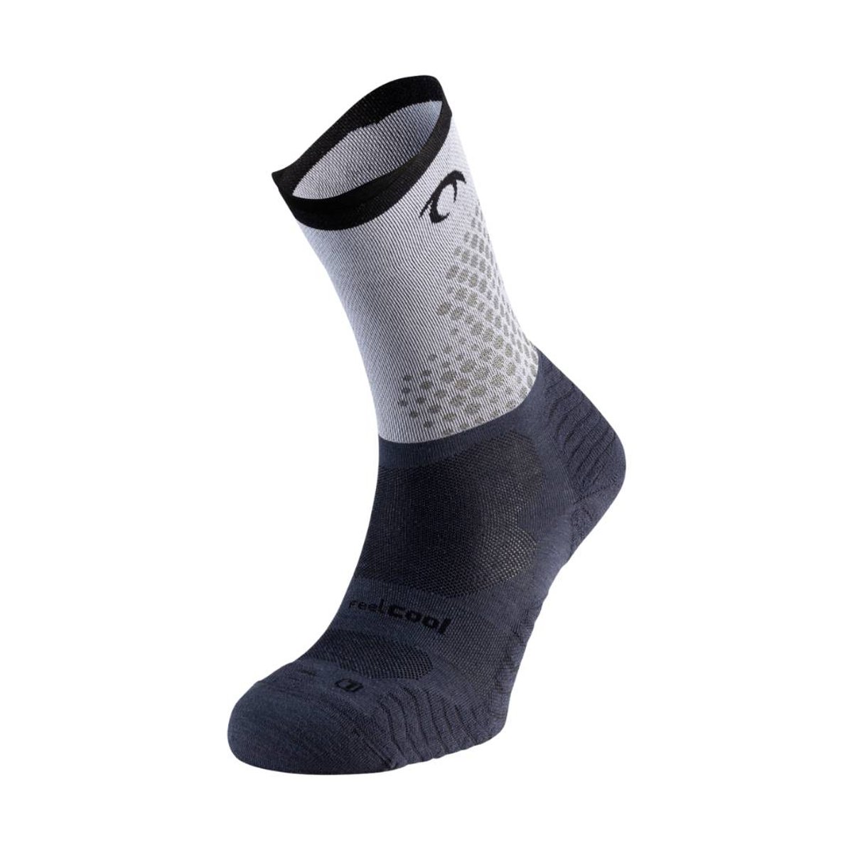 Lurbel Rise Flux Five Socken Grau Schwarz, Größe M