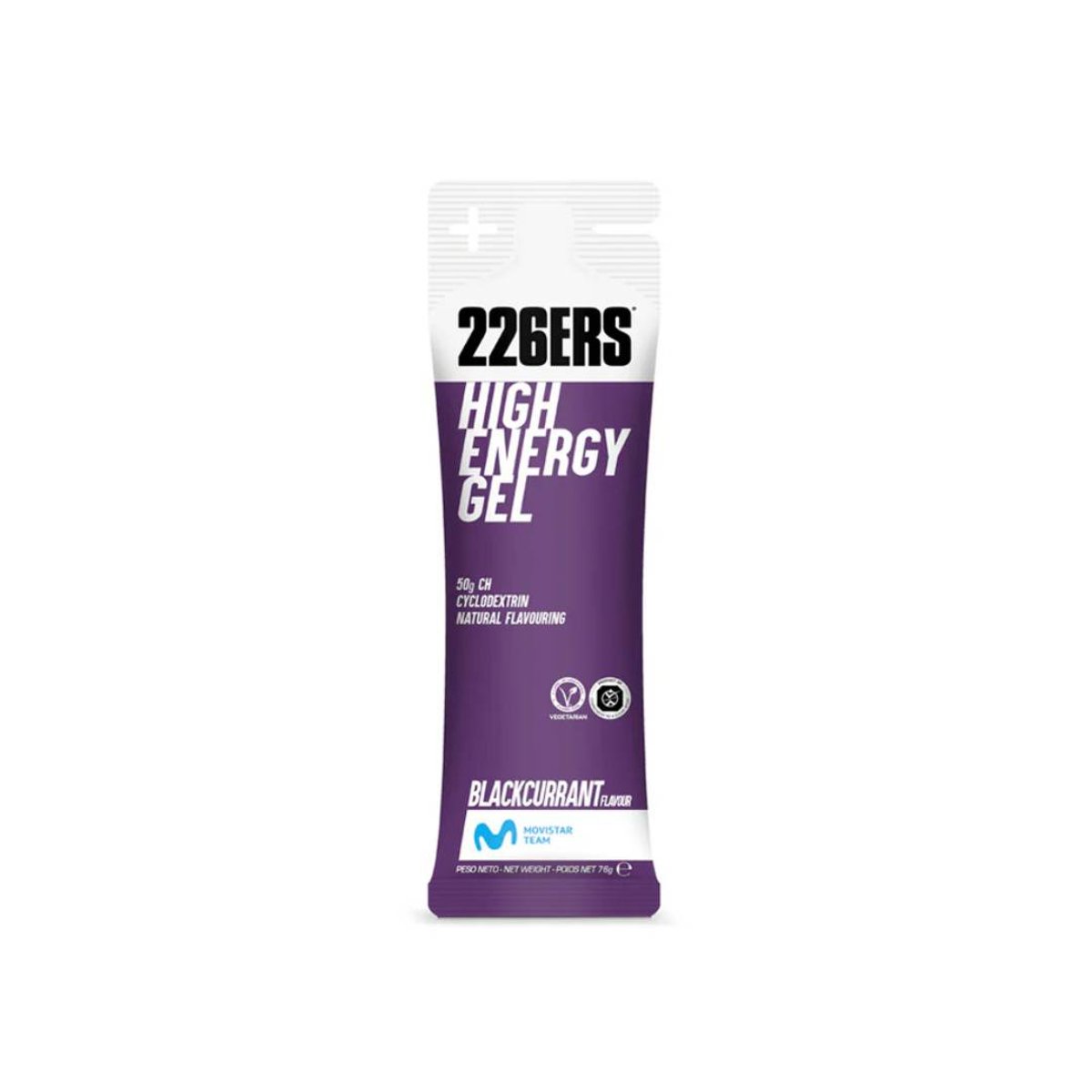 226ERS Energiegel Schwarze Johannisbeere mit 76 gr Koffein