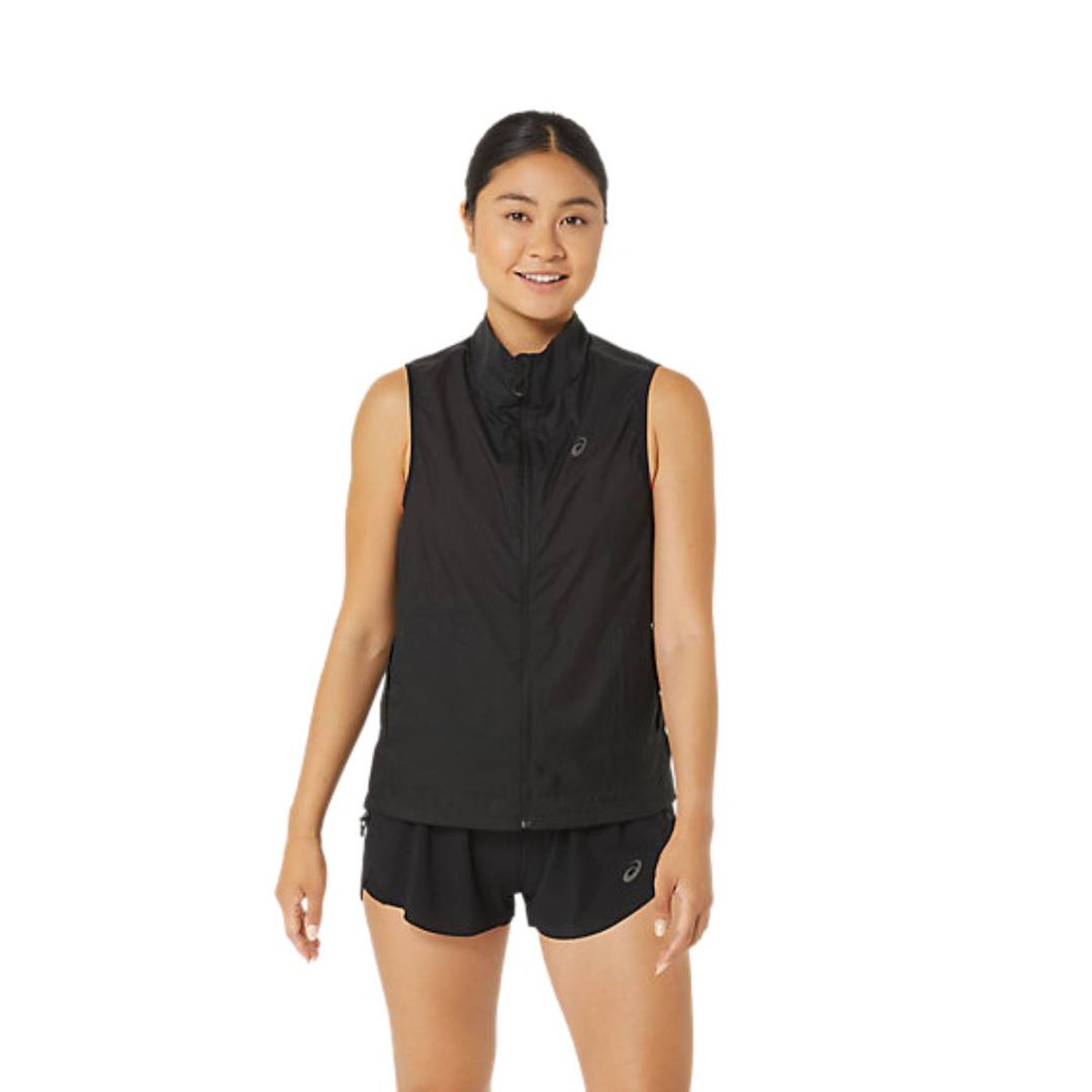 ASICS Metarun Packable Gilet Schwarz Damen, Größe S
