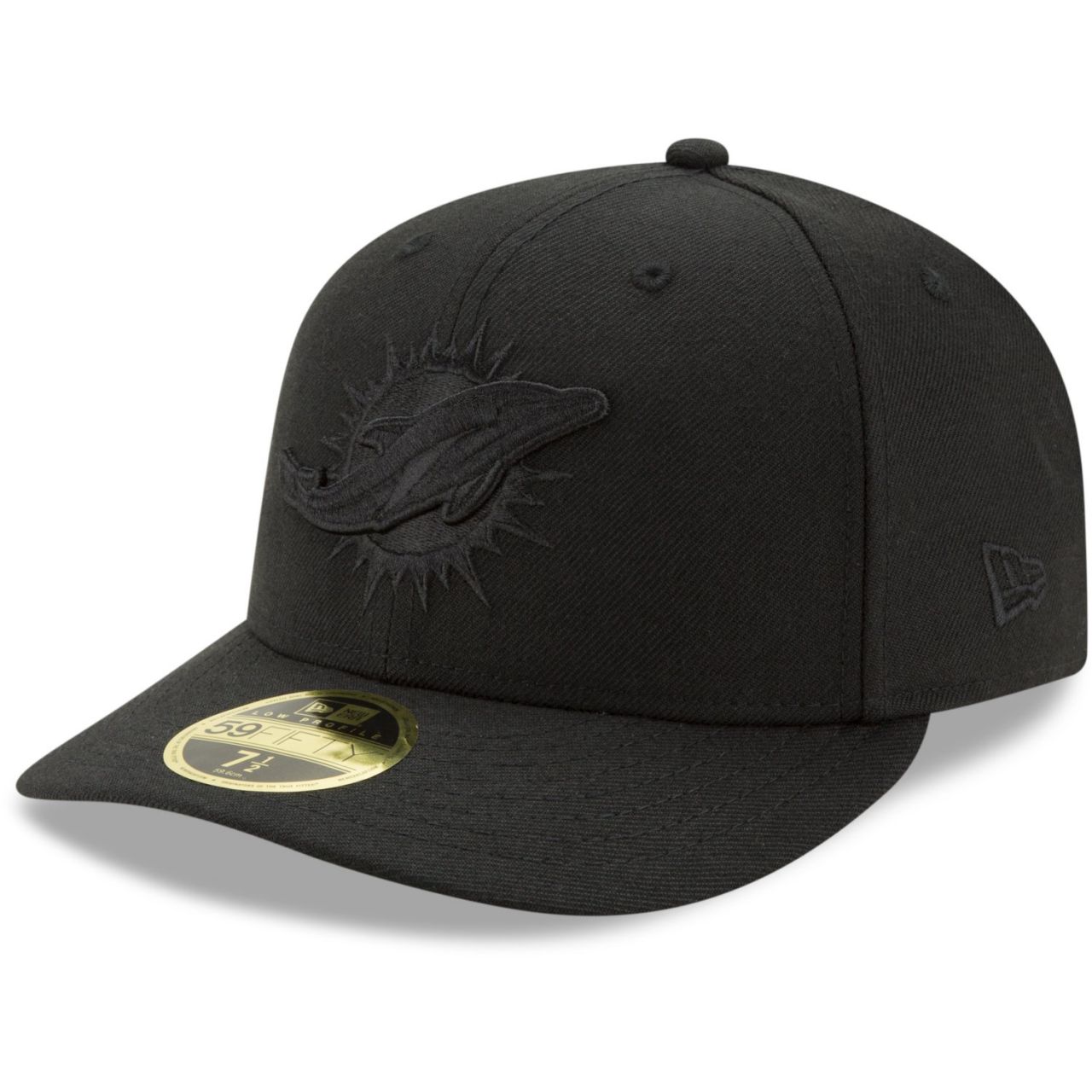 New Era 59Fifty Low Profile Cap - Miami Dolphins schwarz