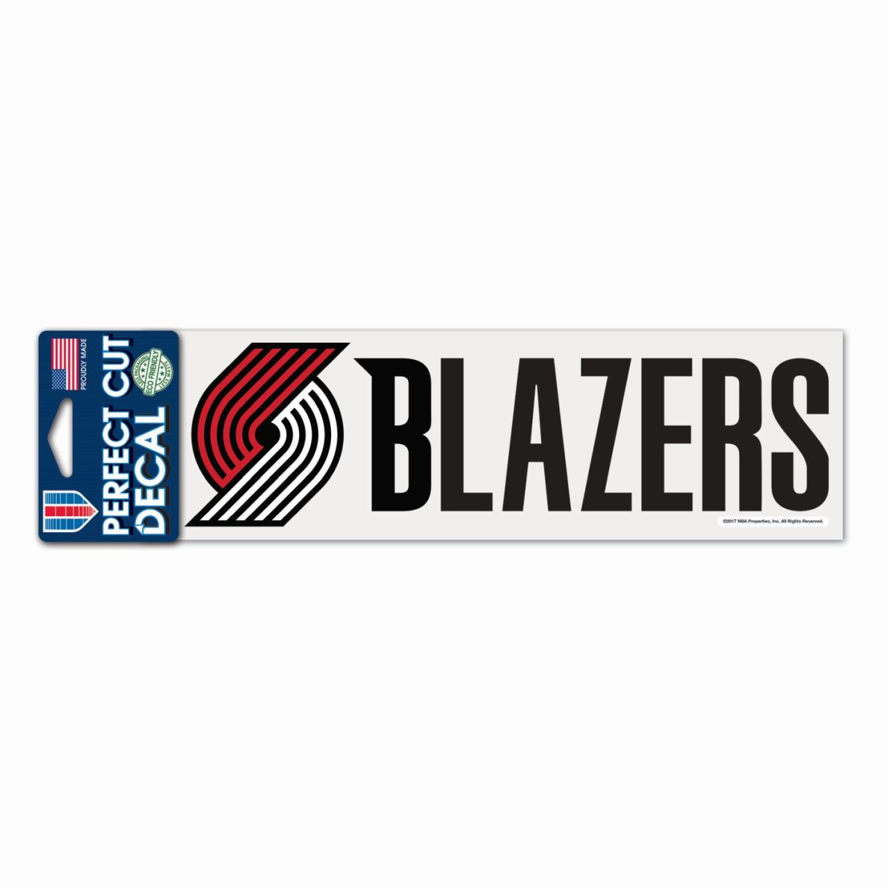 NBA Perfect Cut Aufkleber 8x25cm Portland Trail Blazers