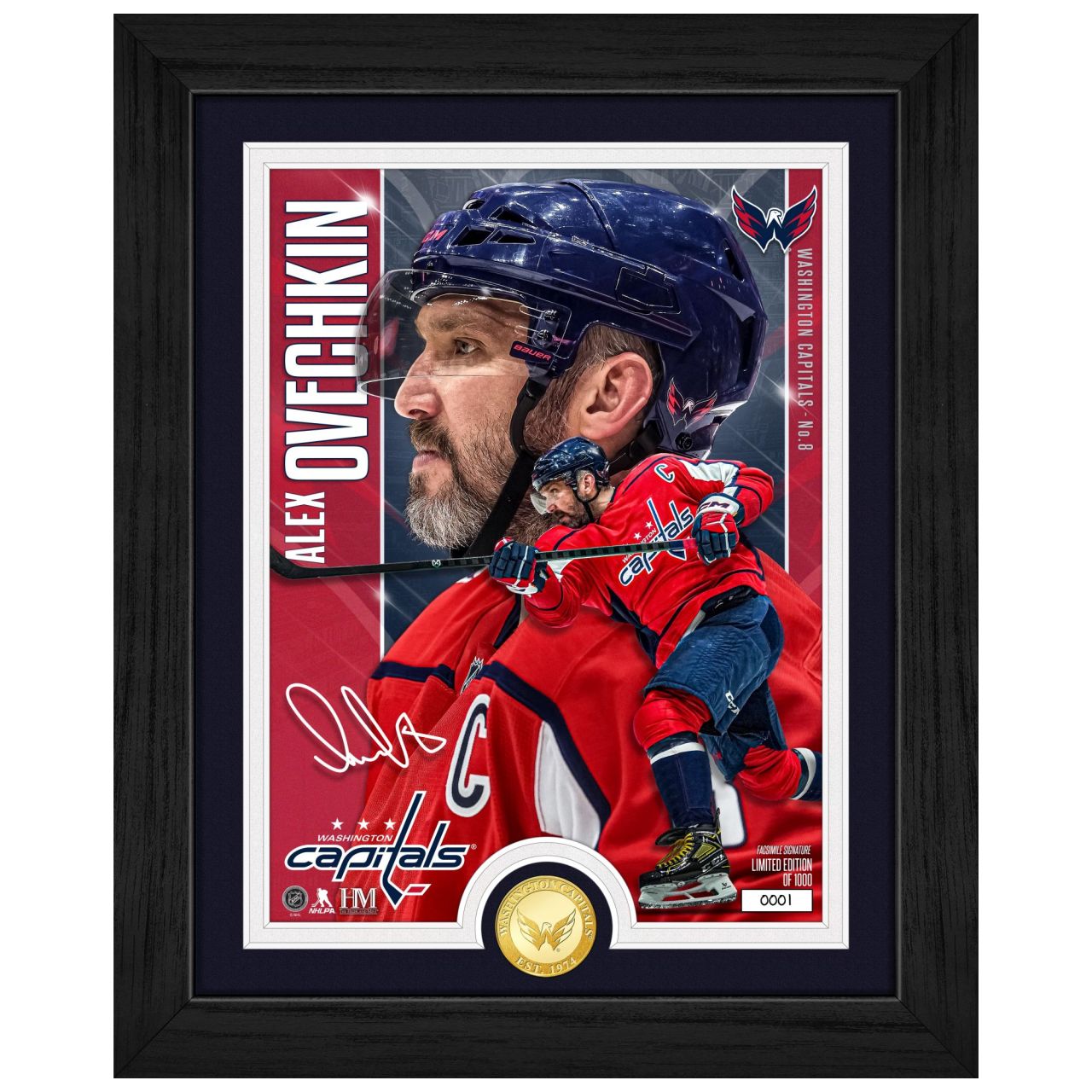 Alexander Ovechkin Washington Capitals Coin Artist Bild