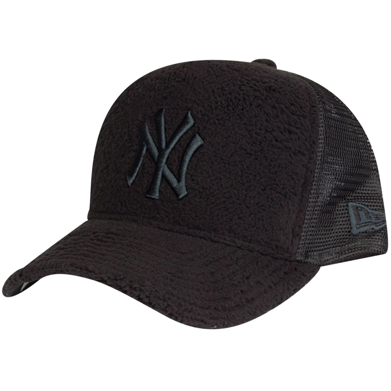 New Era A-Frame Trucker Sherpa Cap - BORG NY Yankees schwarz