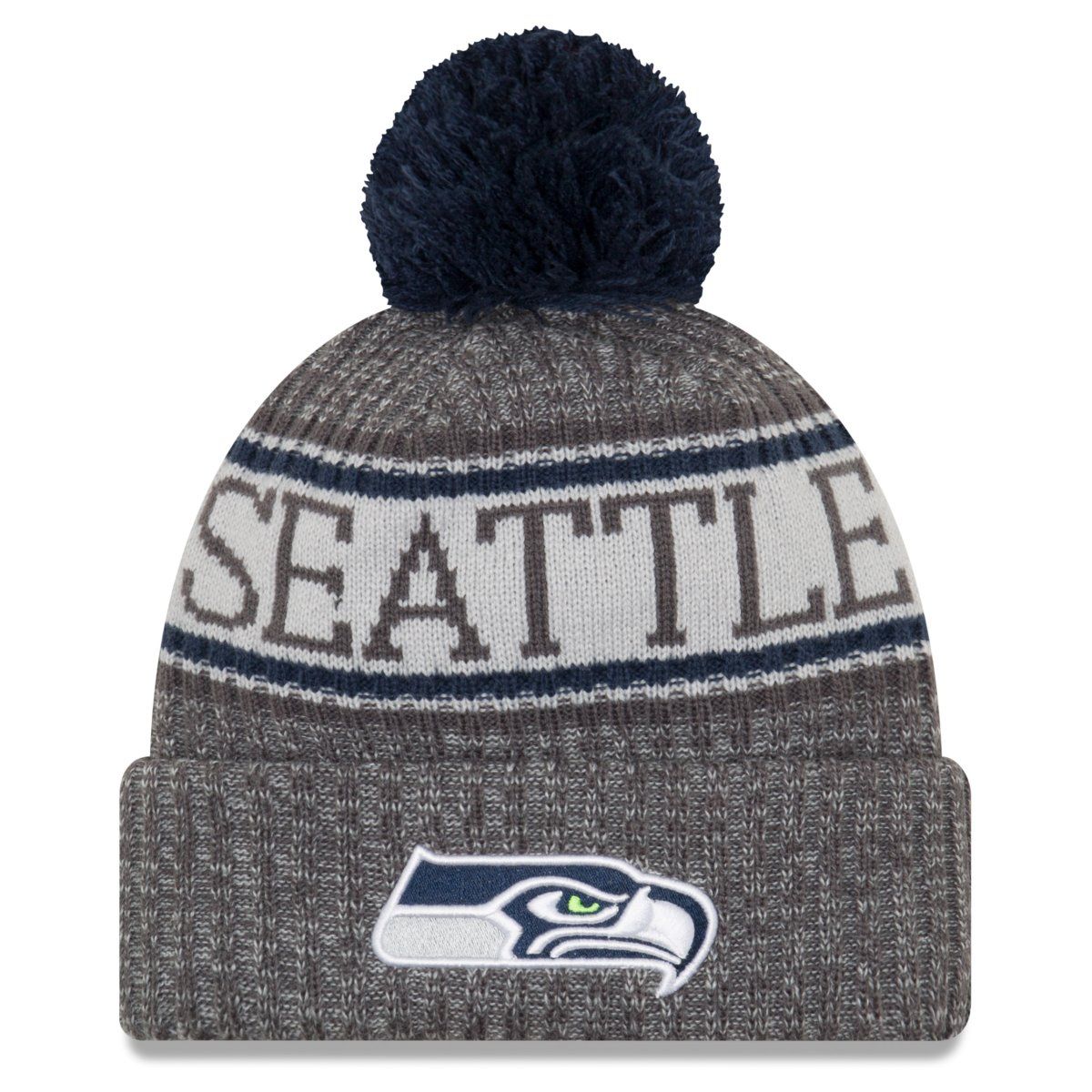 New Era NFL Sideline Graphite Mütze - Seattle Seahawks