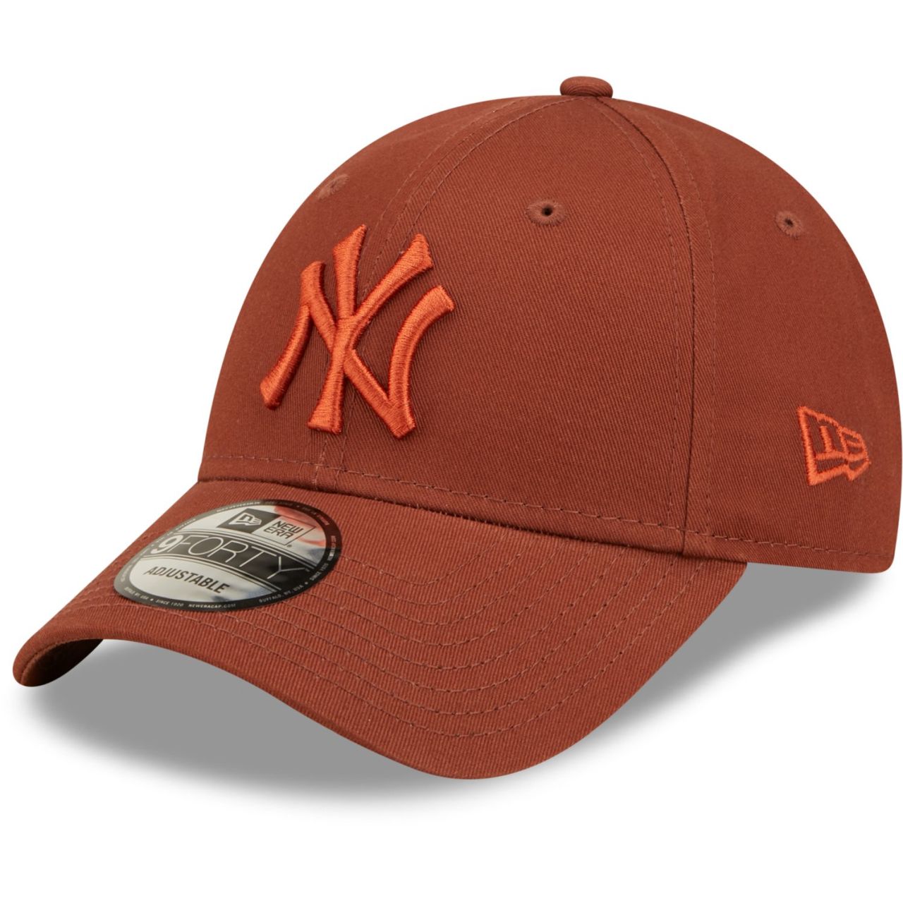 New Era 9Forty Strapback Cap - New York Yankees dunkelbraun