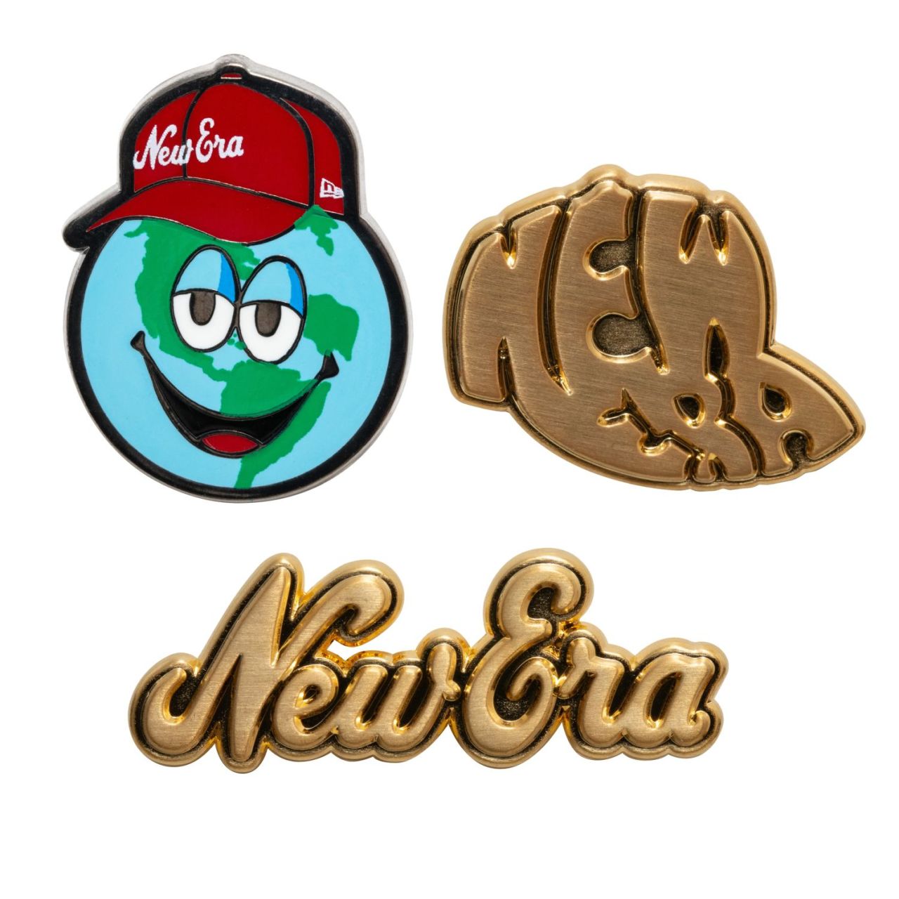 New Era Universal Schmuck Caps PIN BADGE 3er Set