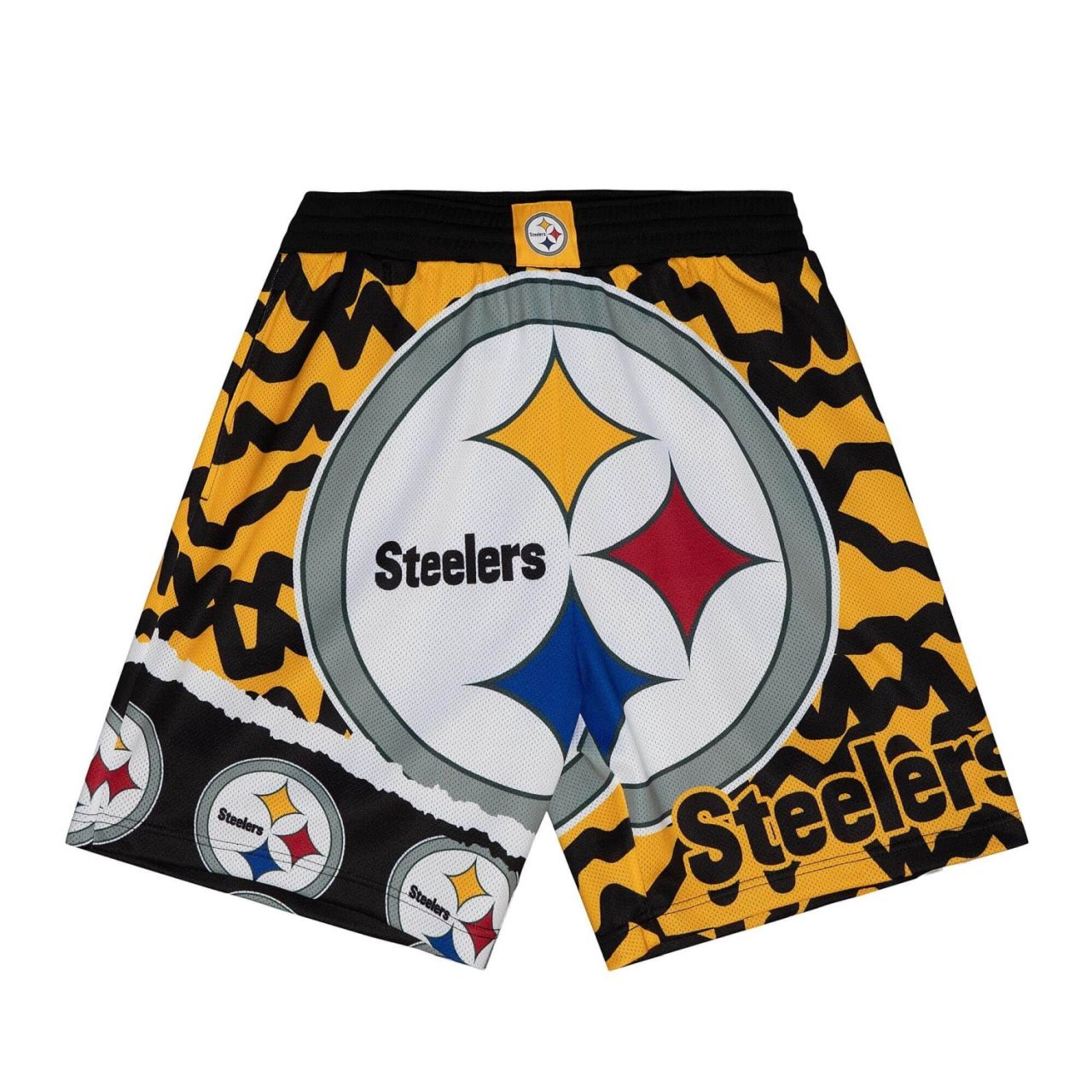 M&N Pittsburgh Steelers JUMBOTRON Basketball Shorts
