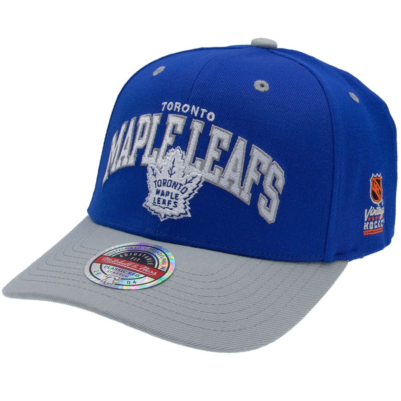 M&N Stretch Snapback Classic Red Cap - Toronto Maple Leafs