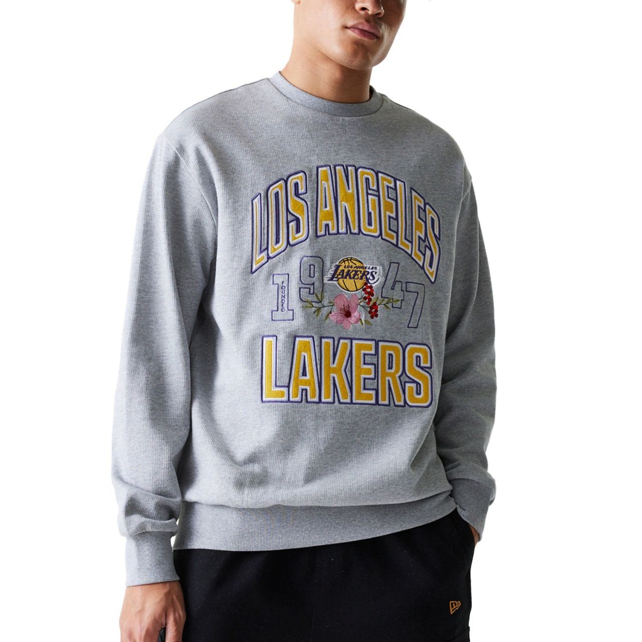 New Era Oversize NBA Pullover FLORAL Los Angeles Lakers