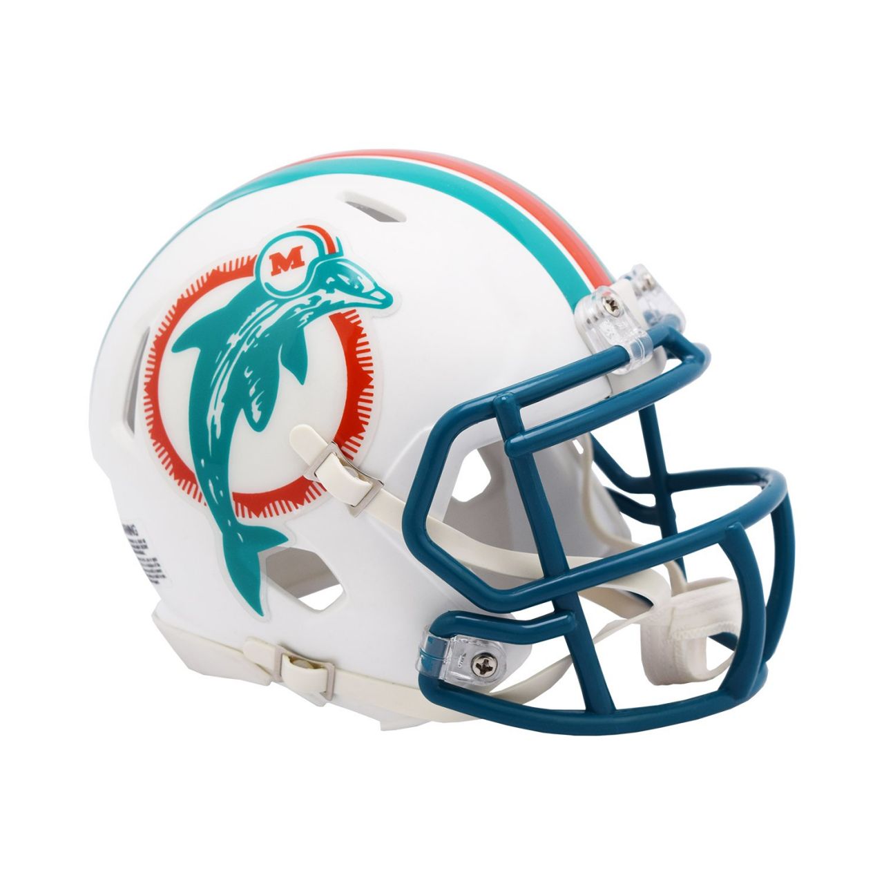 Riddell Mini Football Helm - Speed Miami Dolphins 1980-96