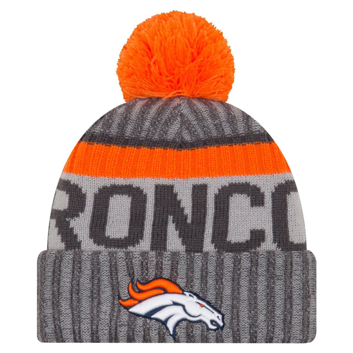 New Era NFL SIDELINE 2017 Bobble Mütze - Denver Broncos