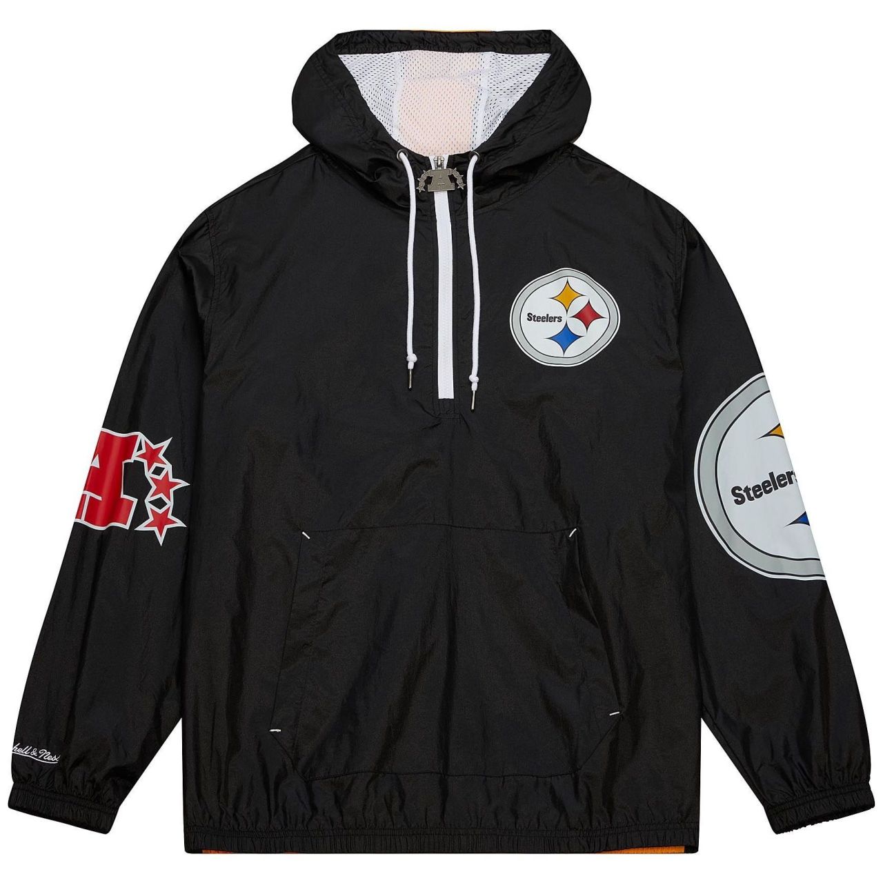 M&N Windbreaker Anorak Jacke ORIGINS Pittsburgh Steelers