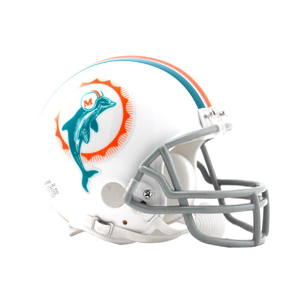 Riddell VSR4 Mini Football Helm - Miami Dolphins 1972