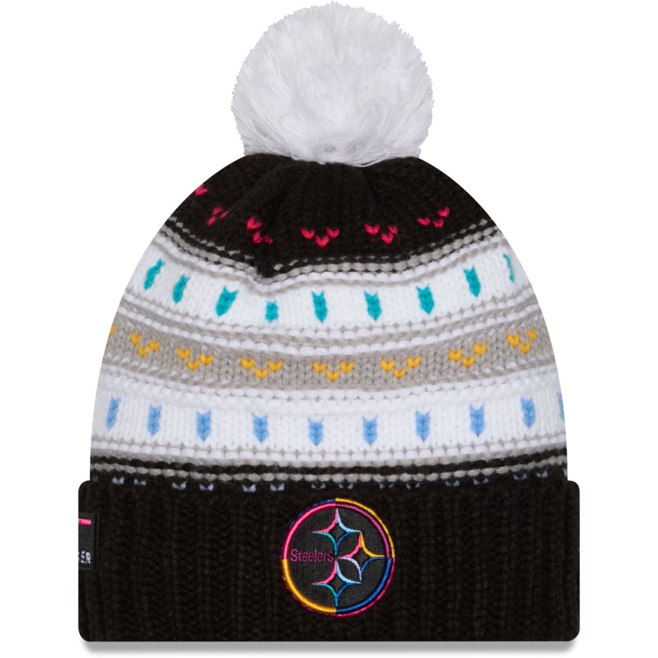 New Era Damen Winter Mütze CRUCIAL CATCH Pittsburgh Steelers