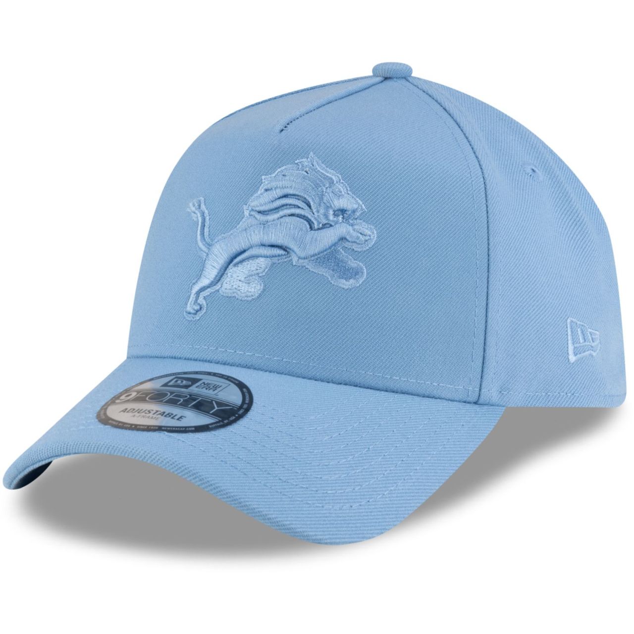 New Era 9Forty A-Frame Snapback Cap - Detroit Lions sky blue